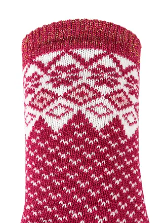 CAMANO | Chaussettes anémone | rot